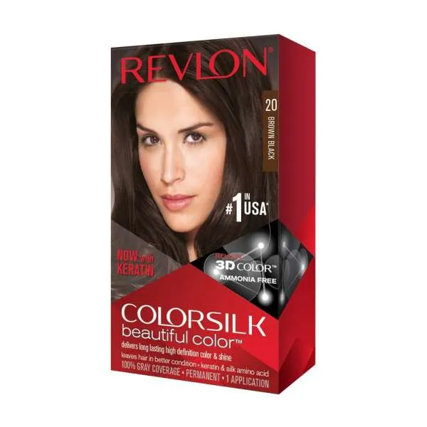 REVLON FARBA 20 BROWN BLACK 