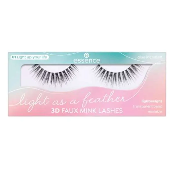 ESSENCE LIGHT AS A FEATHER 3D FAUX MINK LASHES 01 