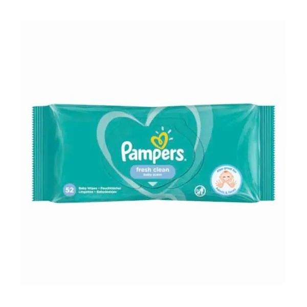 PAMPERS VL. MARAMICE 52PCS FRESH CLEAN 