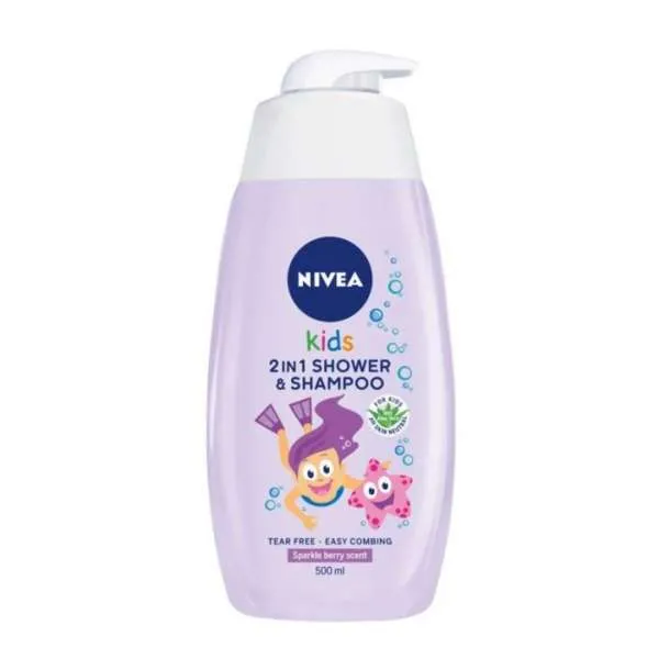 NIVEA 2U1 GEL ZA TUSIRANJE ZA DEVOJCICE SA PUMPICOM 